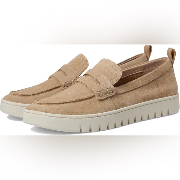 Vionic Uptown Loafers 9W Beige Suede - Picture 3 of 13